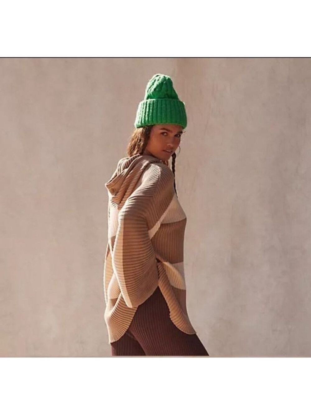NWOT Free People Kami Hoodie Sweater Top – Size Small - Picture 3 of 4